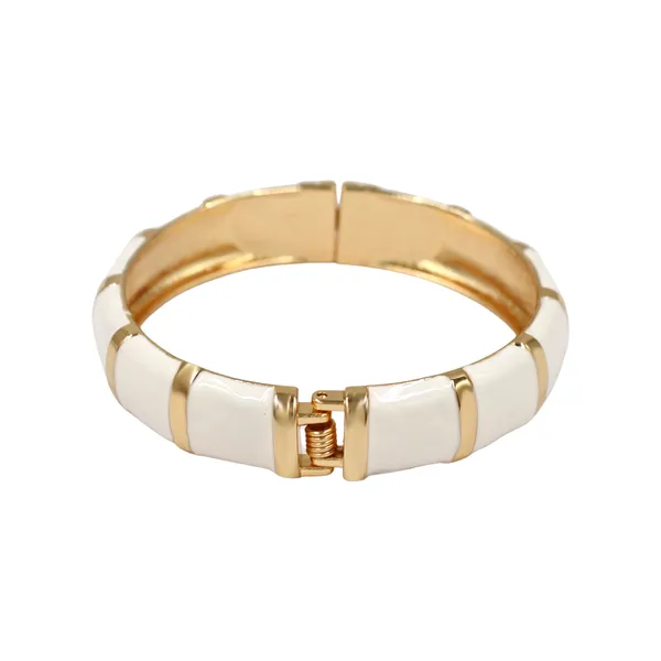 White_And_Gold_Pearl_Glow_Designer_Bangle_For_Women