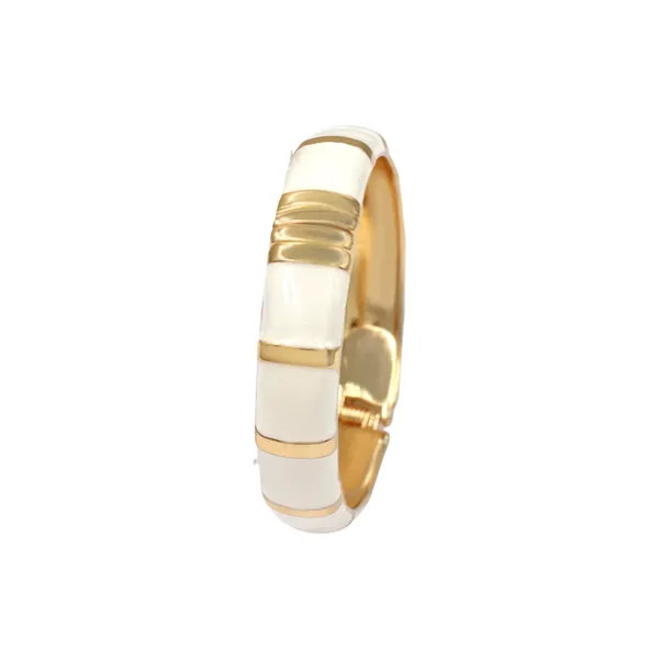 White_And_Gold_Pearl_Glow_Designer_Bangle_For_Women