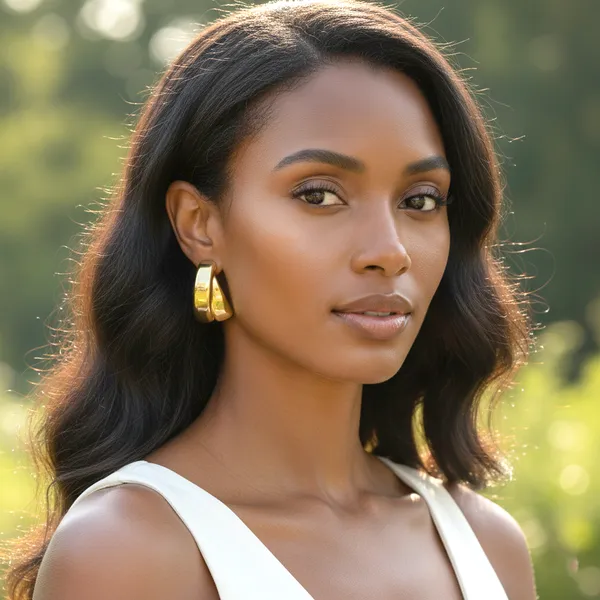 Gold_Classic_Golden_Tone_Flare_Earrings_For_Women