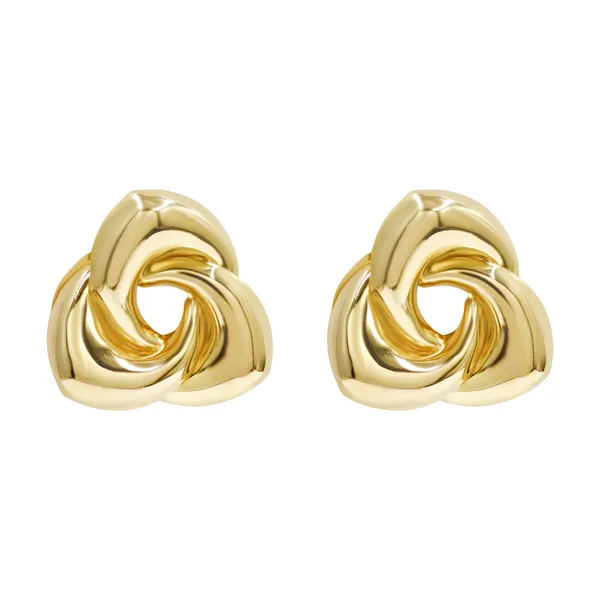 Gold_Modern_Luxe_Knot_Studs_For_Women