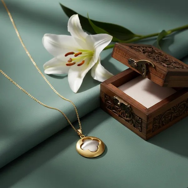 Gold_And_Silver_Brass_And_Mixed_Alloy_Necklace_For_Women