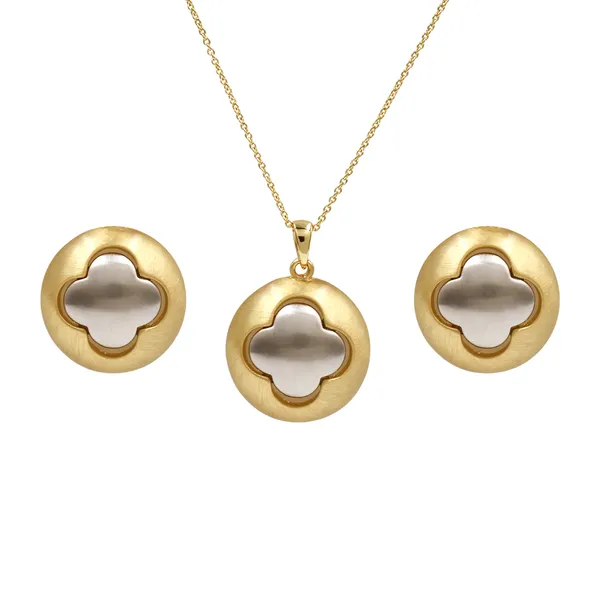 Gold_And_Silver_Brass_And_Mixed_Alloy_Necklace_For_Women