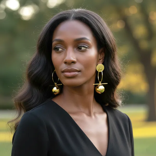 Gold_Classic_Golden_Tone_Ball_Drop_Earrings_For_Women