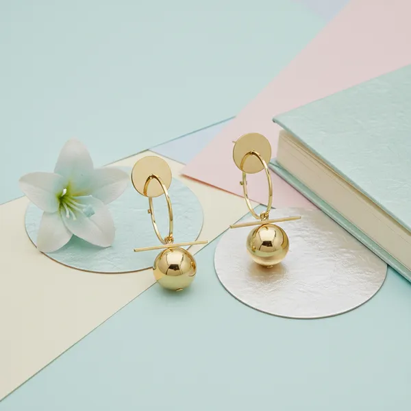 Gold_Classic_Golden_Tone_Ball_Drop_Earrings_For_Women