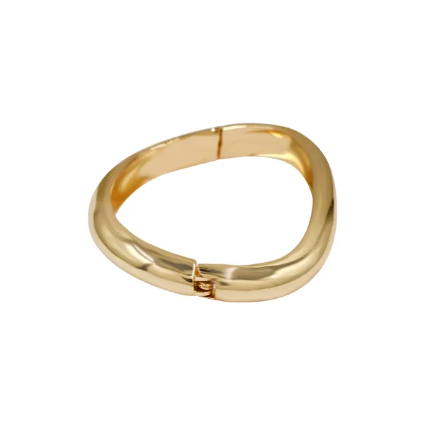 Gold_Aurelia_Luxe_Gold_Tone_Dome_Bangle_For_Women