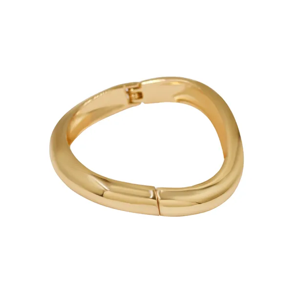 Gold_Aurelia_Luxe_Gold_Tone_Dome_Bangle_For_Women