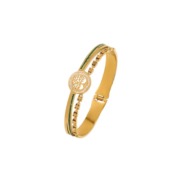 Gold_Royal_Bloom_Gold_Tone_Bangle_For_Women