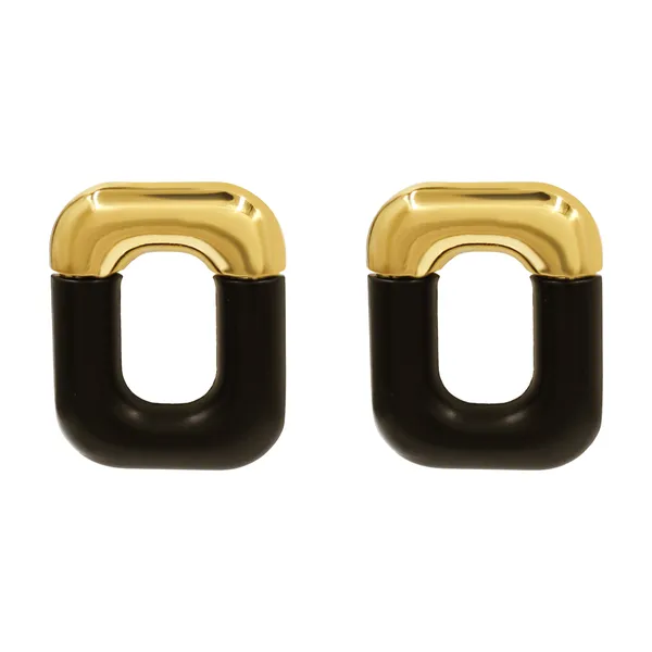 Black_And_Gold_Axis_Dual_Tone_Studs_For_Women