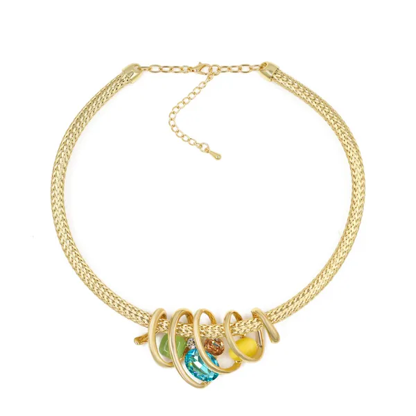 Gold_Verona_Luxe_Necklace_Set_For_Women