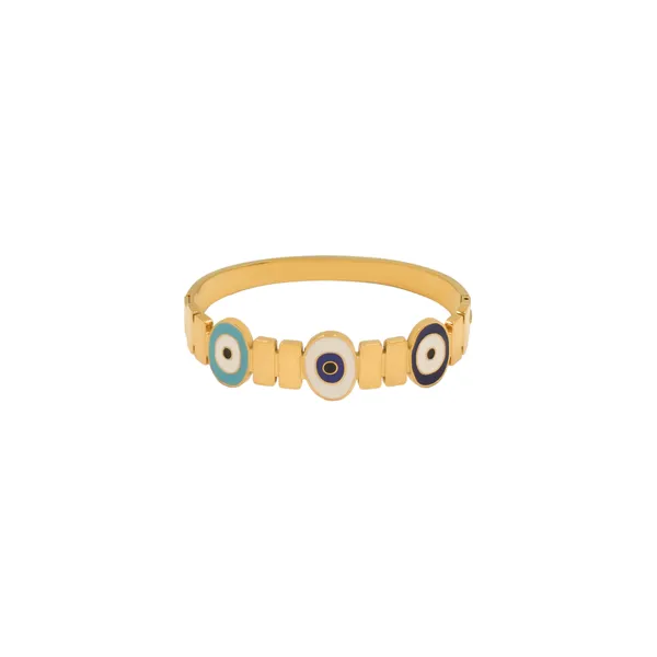 Gold_Prestige_Enamel_Signature_Bangle_For_Women