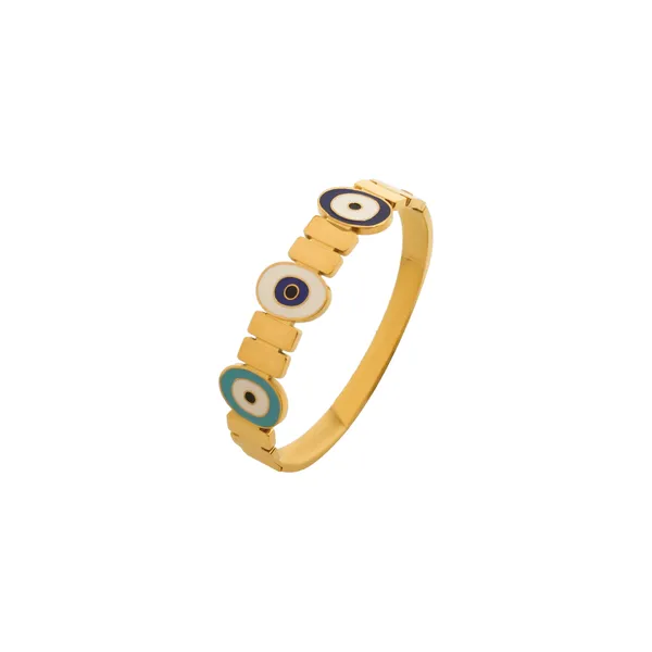 Gold_Prestige_Enamel_Signature_Bangle_For_Women
