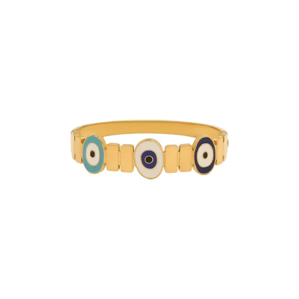 Gold_Prestige_Enamel_Signature_Bangle_For_Women