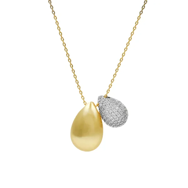 Gold_And_Silver_Brass_And_Mixed_Alloy_Necklace_For_Women