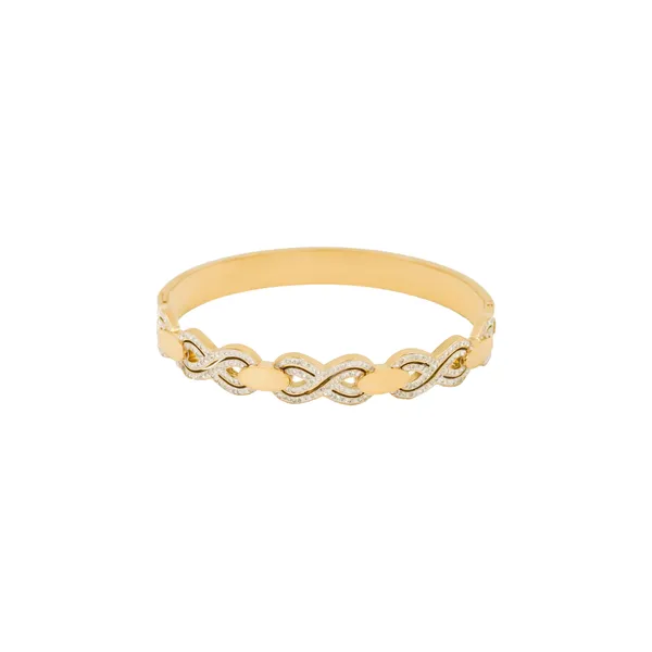 Gold_Royal_Loop_Designer_Bangle_For_Women