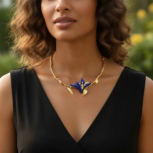 Gold_And_Blue_Midnight_Bloom_Luxe_Set_For_Women