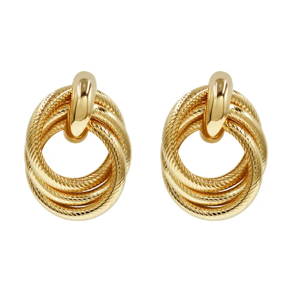Gold_Majestic_Twist_Circle_Earrings_For_Women