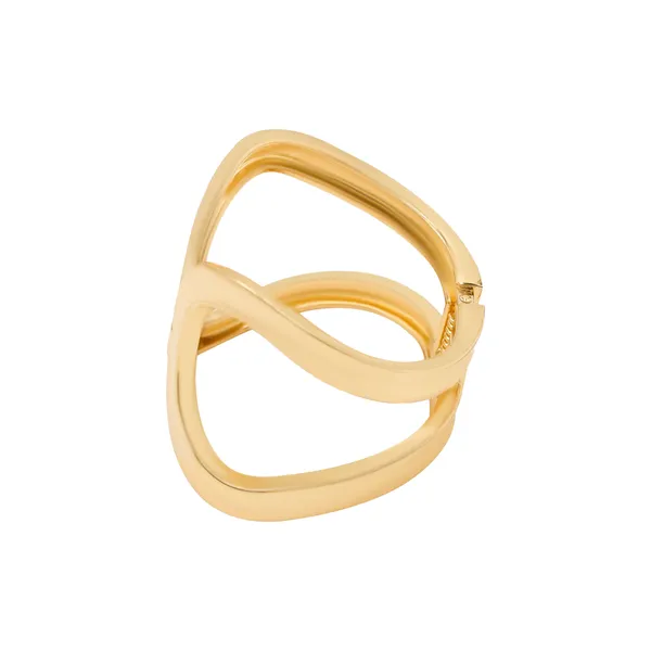 Gold_Twin_Arc_Gold_Tone_Statement_Cuff_For_Women
