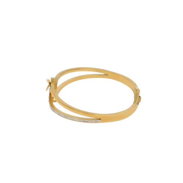 Gold_Aurora_Flutter_Signature_Bangle_For_Women