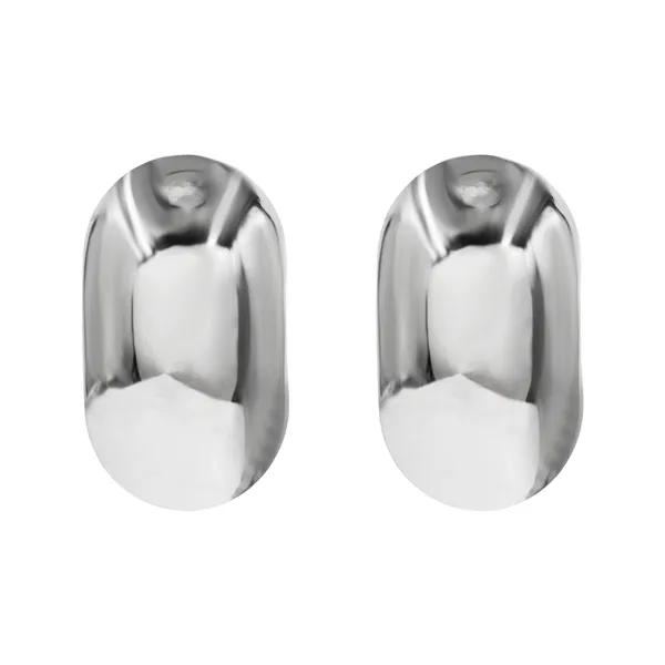 Silver_Signature_Silver_Tone_Bold_Stud_Earrings_For_Women