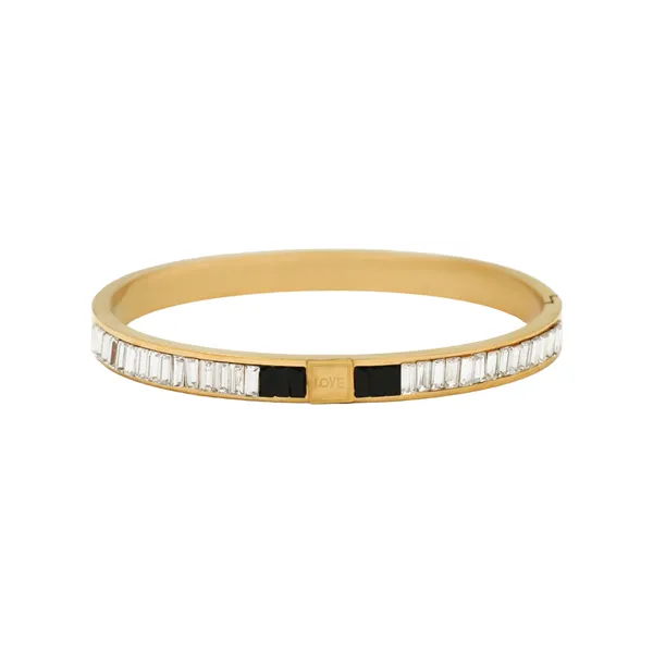 Gold_Eternal_Love_Crystal_Bangle_For_Women