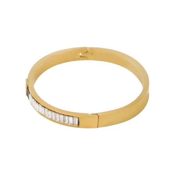 Gold_Eternal_Love_Crystal_Bangle_For_Women