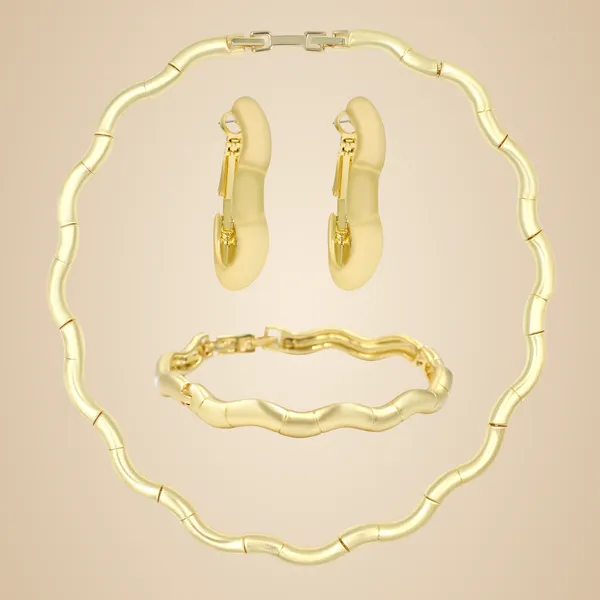 Gold_Élan_Sculpted_Harmony_Jewelry_Set_For_Women