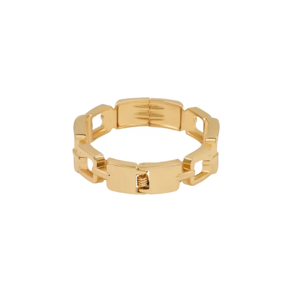 Gold_Luxe_Rectangular_Link_Gold_Tone_Bracelet_For_Women