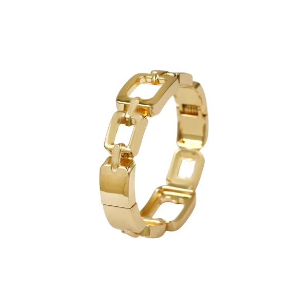 Gold_Luxe_Rectangular_Link_Gold_Tone_Bracelet_For_Women