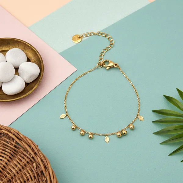 Gold_Aurelia_Gold_Tone_Adjustable_Leaf_Bracelet_For_Women