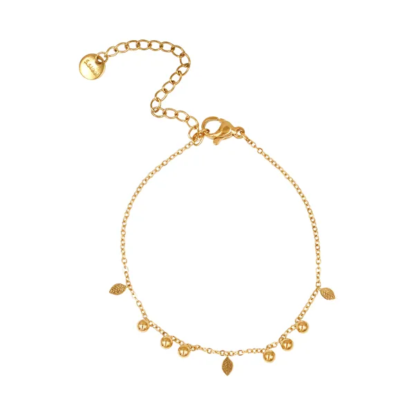 Gold_Aurelia_Gold_Tone_Adjustable_Leaf_Bracelet_For_Women