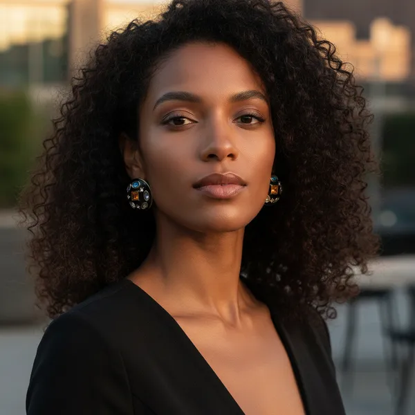 Black_Regal_Spectrum_Statement_Studs_For_Women