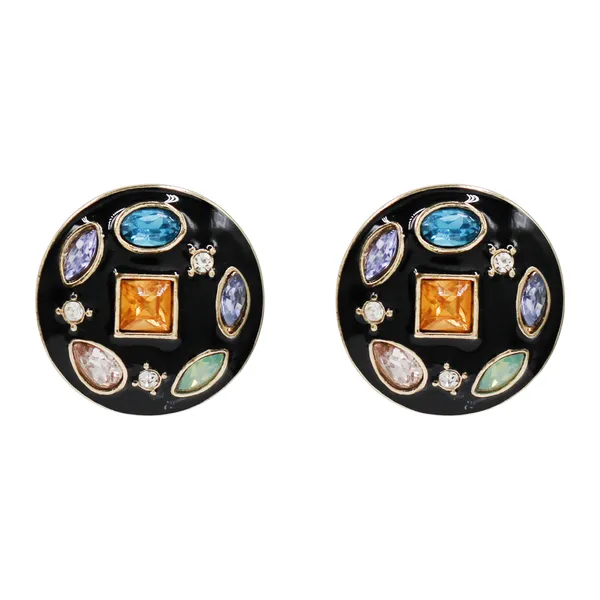 Black_Regal_Spectrum_Statement_Studs_For_Women