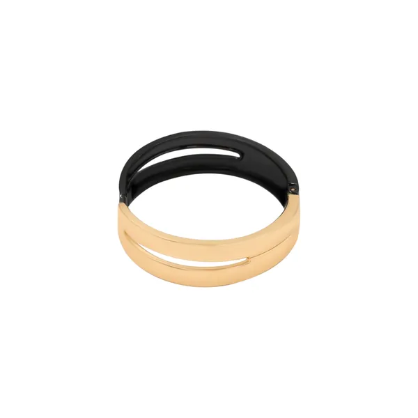 Black_And_Gold_Obsidian_Curve_Luxe_Bangle_For_Women