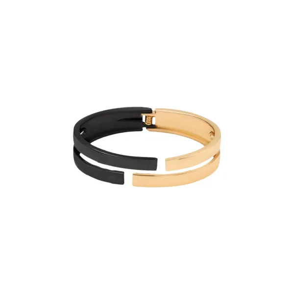 Black_And_Gold_Obsidian_Curve_Luxe_Bangle_For_Women
