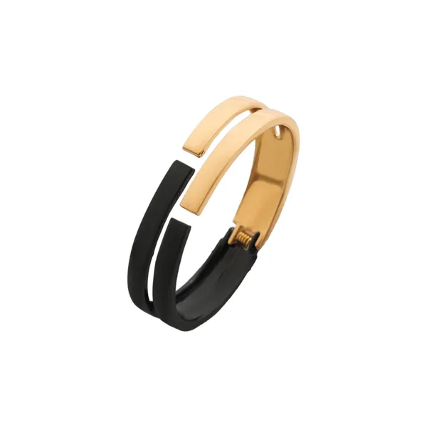 Black_And_Gold_Obsidian_Curve_Luxe_Bangle_For_Women