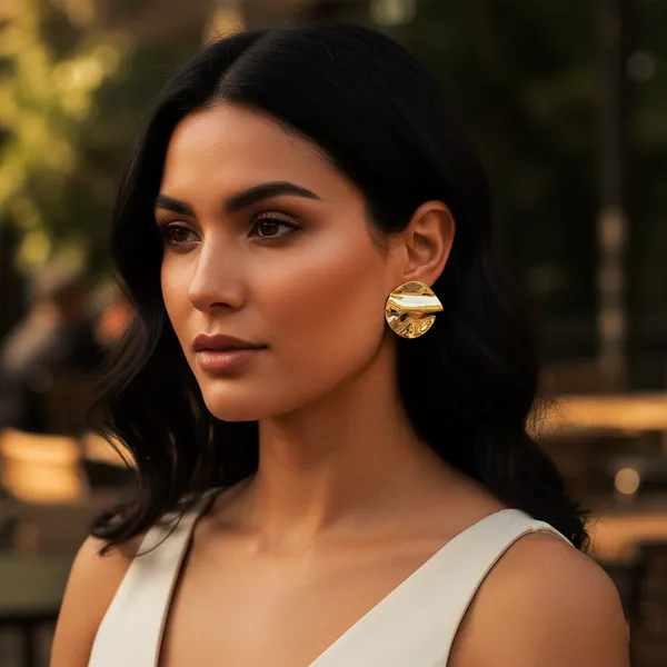 Gold_Signature_Wave_Disc_Studs_For_Women