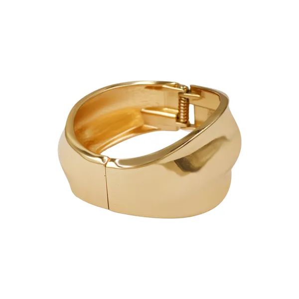 Gold_Aurielle_Sculpted_Gold_Tone_Bangle_For_Women