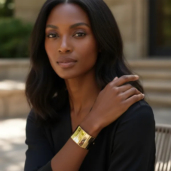 Gold_Regal_Wave_Luxe_Cuff_For_Women