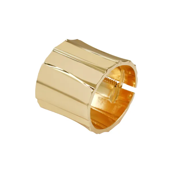 Gold_Regal_Wave_Luxe_Cuff_For_Women