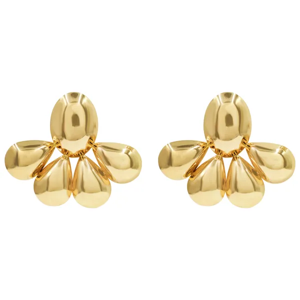 Gold_Sculpted_Bloom_Luxe_Earrings_For_Women