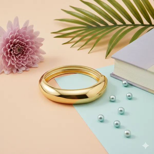 Gold_Aurelia_Classic_Dome_Gold_Tone_Bangle_For_Women