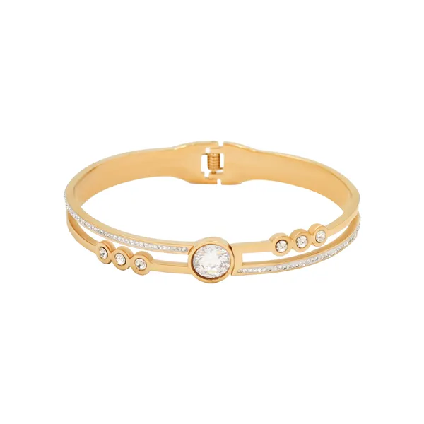Gold_Imperial_Halo_Statement_Bracelet_For_Women