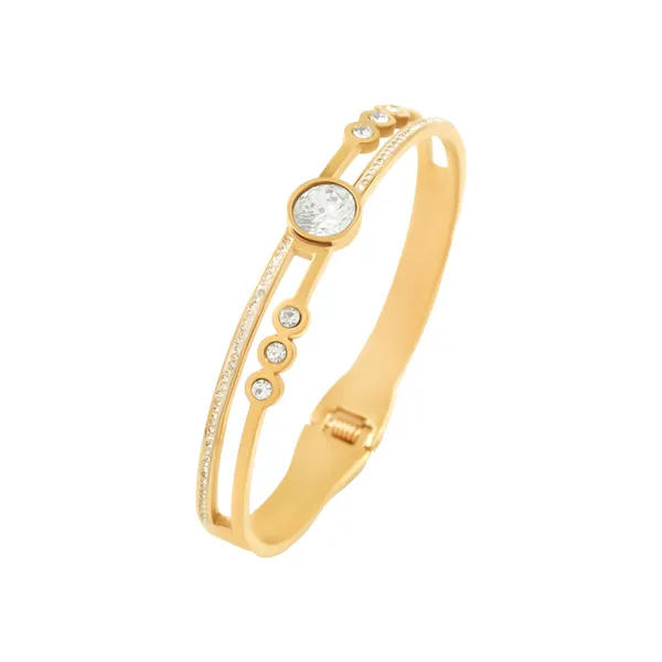 Gold_Imperial_Halo_Statement_Bracelet_For_Women