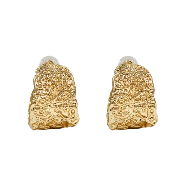 Gold_Royal_Sculpted_Texture_Designer_Earrings_For_Women