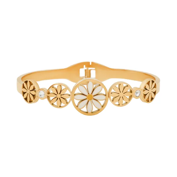 Gold_Celestial_Bloom_Signature_Bangle_For_Women