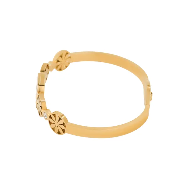 Gold_Celestial_Bloom_Signature_Bangle_For_Women