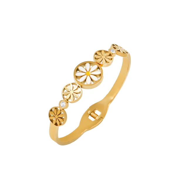 Gold_Celestial_Bloom_Signature_Bangle_For_Women