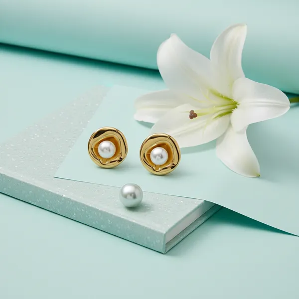 Gold_Classic_Radiance_Gold_Tone_Pearl_Earrings_For_Women