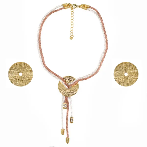 Gold_Radiant_Fusion_Luxe_Necklace_Set_For_Women