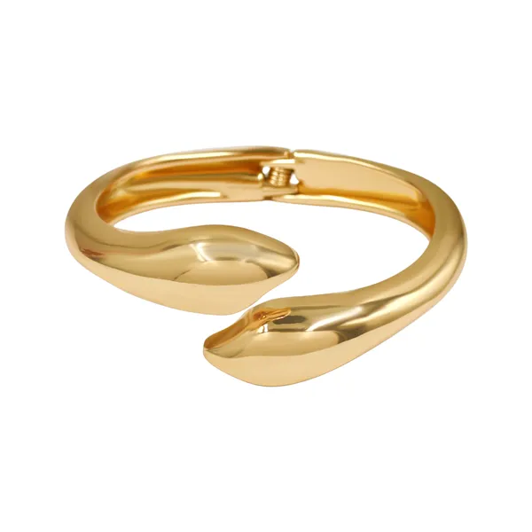 Gold_Aureva_Sculpted_Wave_Bangle_For_Women